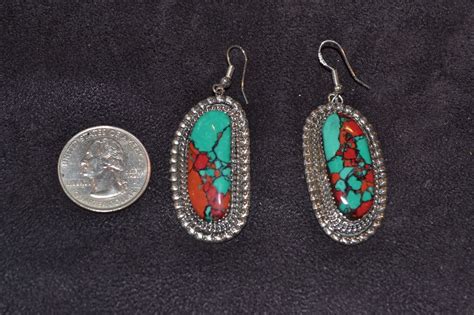Handmade Sterling Silver And Sonora Sunset Dangle Earrings EBay