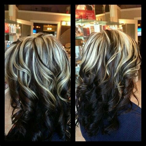 Dark Brown Hair With Natural Grey Highlights - 5 Ways Of Blending Gray Hair Without Regular Root Touch Ups