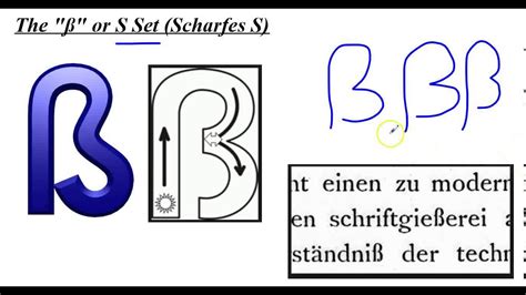 German Grammar Alphabet And Pronunciation S Set ß Youtube