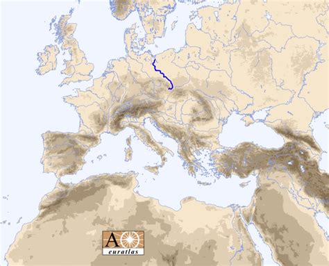 Europe Atlas The Rivers Of Europe And Mediterranean Basin Oder