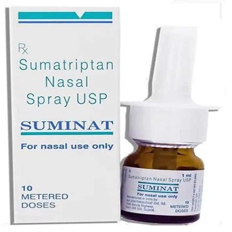 Rx Sumatriptan Nasal Spray Usp For Pharmaceutical Packaging Size 1
