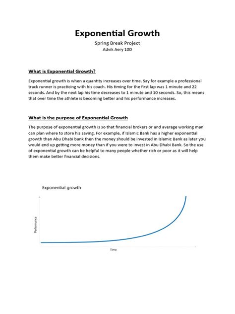 Exponential Growth Pdf