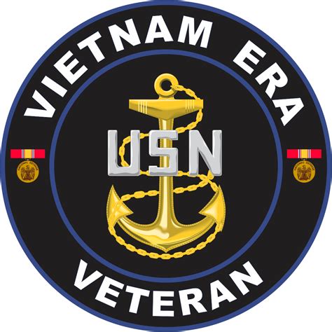 United States Navy Vietnam Era Veteran Decal