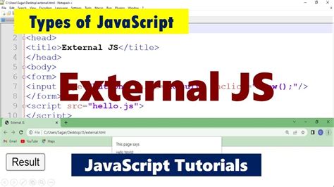 External Js Working With External Javascript Files How To Link And