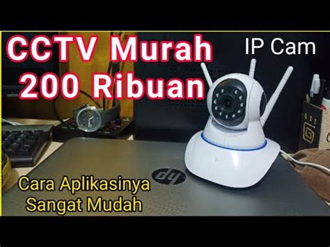 CCTV WiFi MURAH HARGA 200 RIBU Dan Cara Pasang CCTV IP Cam V 380 Pro