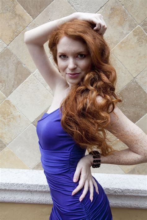 Picture Of Ashley Fitzgerald Ii Redhead Fashion Model Hair Pictures