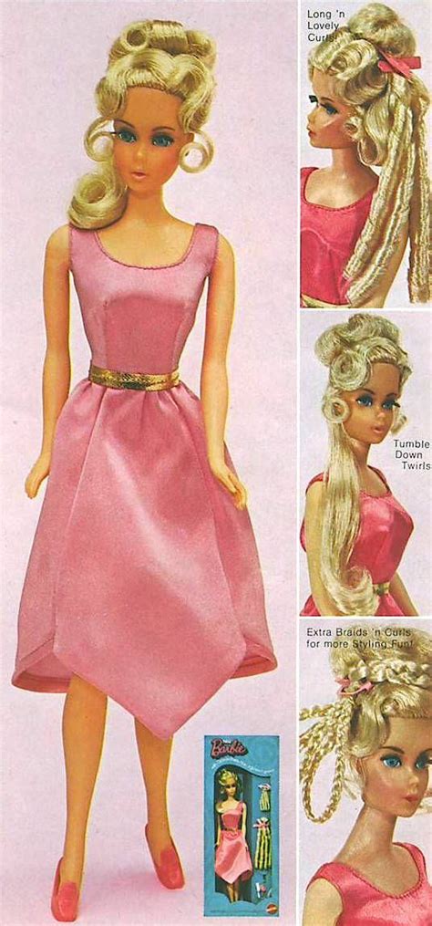 The Beautiful World Of Barbie “growin Pretty Hair Barbie 1970 ” Barbie Hair Vintage