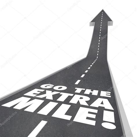 Go The Extra Mile Words Road Saying Stock Photo By ©iqoncept 27673457