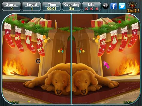 Merry Christmas Spot The Difference Play Online On Flash Museum 🕹️