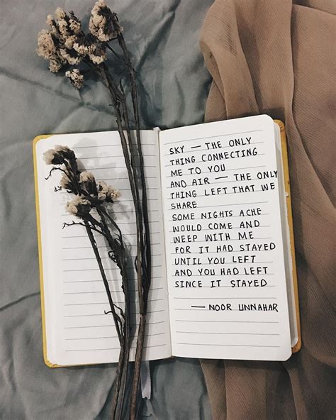 Poetry By Noor Unnahar Journal Journaling Ideas Inspiration Notebook