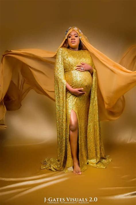 Toyin Abraham Glows In Maternity Shoot Photos