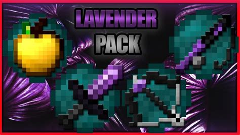 Minecraft Pvp Texture Pack L Lavender 16x 1718 Youtube