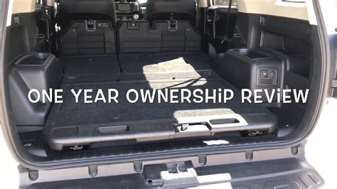 Toyota 4runner Sliding Cargo Deck One Year Ownership Review Youtube