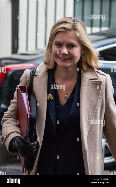 london uk 22nd november 2017 justine greening mp secretary of state for education and