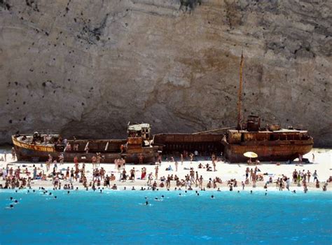 Mail Day Navagio Beach The Shipwreck Beach Of Greece Pics