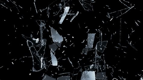 Broken Glass With Word