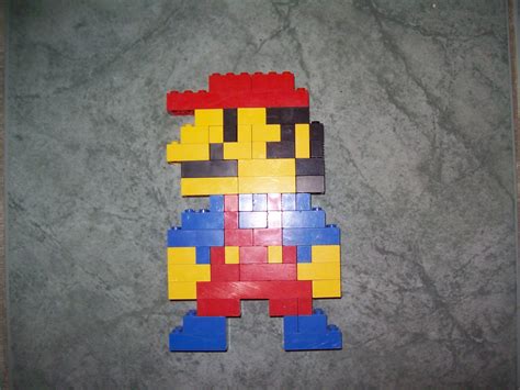 8 Bit Style Lego Mario 5 Steps Instructables