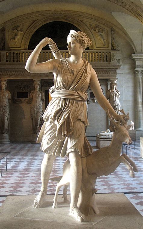 Roman Diana Of Versailles 2nd Century Ad Ancient Rome Ancient Art