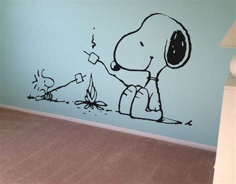 Snoopy Peanuts Wall Decal Vinyl Wall Decor Kids Wall Art Nursery Decal