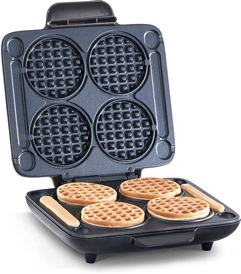 Buy Dash Multi Mini Waffle Maker Four Mini Waffles Perfect For Families And Individuals 4