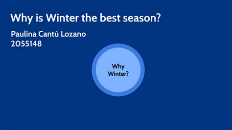 Why Is Winter The Best Season By Pau Cantú