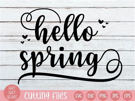 Hello Spring SVG | Spring SVG | Welcome Spring SVG | Spring has sprung svg | Cute spring time ...