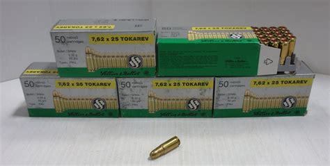 Albrecht Auctions 762x25 Ammo Sellier And Bellot 85 Grain Fmj