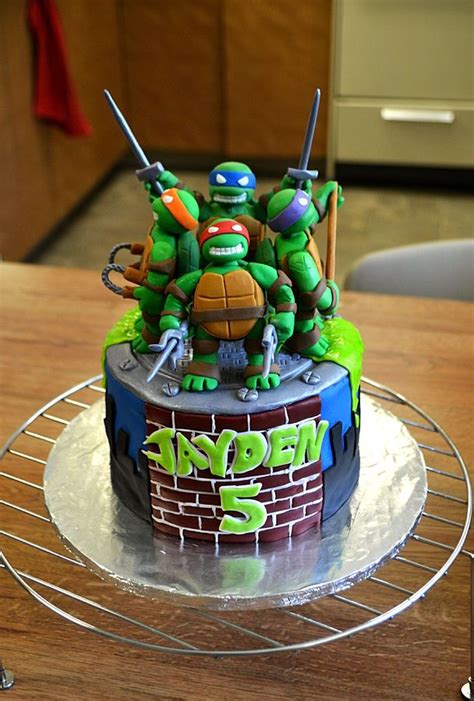 Teenage Mutant Ninja Turtles Birthday Cake Food Art Masterpieces