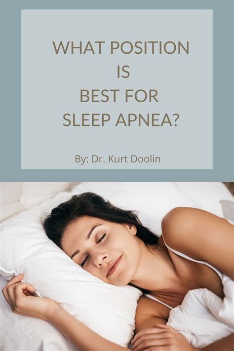 The Best Sleeping Position For Sleep Apnea Sleep Apnea Sleep Apnea