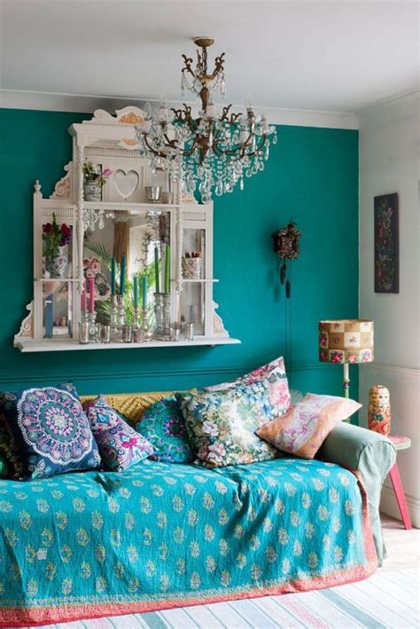 Elegant Bohemian Style Living Room Decoration Ideas 06