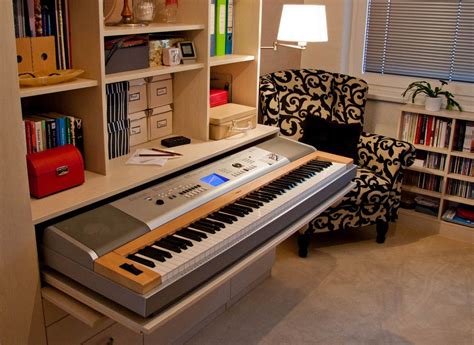 Custom Made Piano Drawer Music Room Storage Home Studio Music Home
