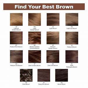 Revlon Colorsilk Hair Color Chart Brown Hair Shades Brown Hair Color