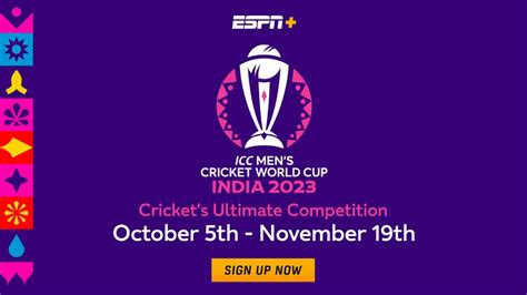 How To Watch Odi World Cup Live In Usa And Save 50