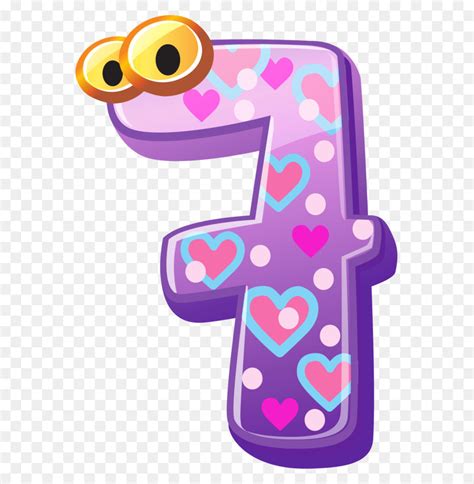 Either copy or save as. Number Clip art - Cute Number Seven PNG Clipart Image png ...
