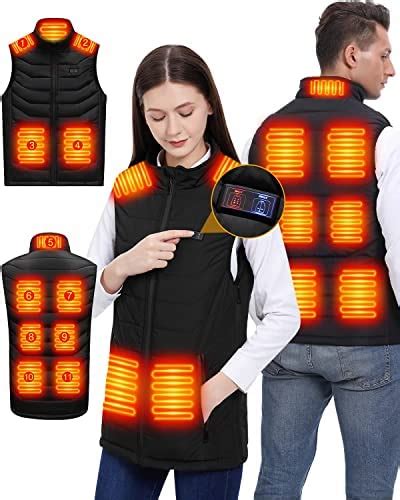 Fr003a Heated Vest Lightweight Outdoor Heated Vest With 11 Zones