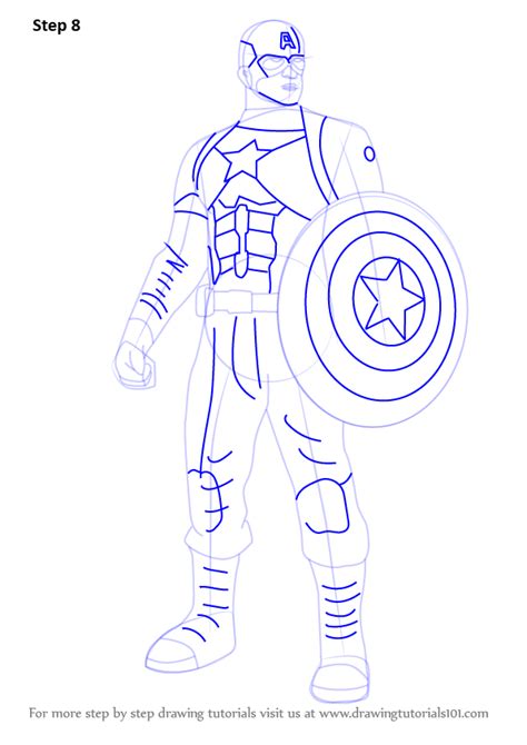 How To Draw Captain America Easy Then Youll Love This Video Where We