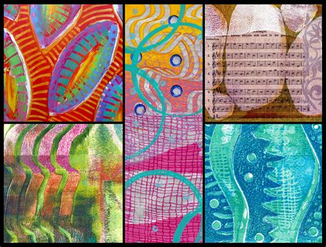 Printing with Gelli Arts®: Gelli Arts® Printing Tutorials—5 Fab Techniques Revisited!