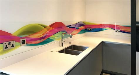 Glass Splashbacks In Paint Print And Special Finishes Fast Bespoke