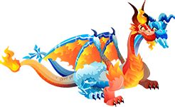 Ice & Fire Dragon-----Dragon City | Dragon city, Dragon city dragons, Fire dragon