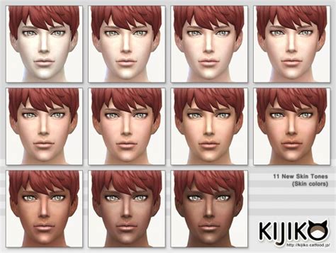 Kijiko Skin Tones Glow Edition And Skin Texture Overhaul Sims 4