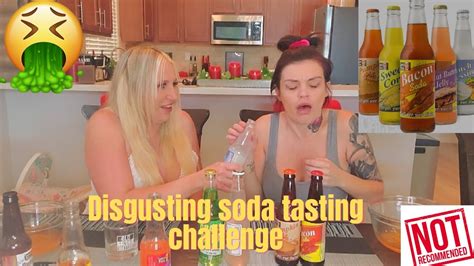 DISGUSTING FLAVORED SODA CHALLENGE YouTube