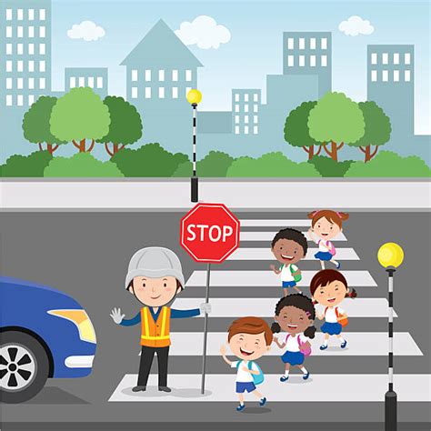 2700 Kids Road Safety Illustrations Royalty Free Vector Graphics