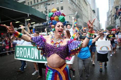 Jubilant Marchers At Gay Pride Parades Celebrate Supreme Court Ruling The New York Times