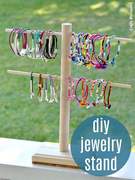 Jewelry Display Diy Stand Step By Step Consumer Crafts Diy