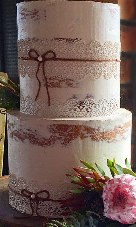 Engagement party fall wedding decor rustic heart cake. Engagement party cakes to suit every couple | Easy Weddings