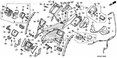 Honda Motorcycle 2008 OEM Parts Diagram for SHELTER ...