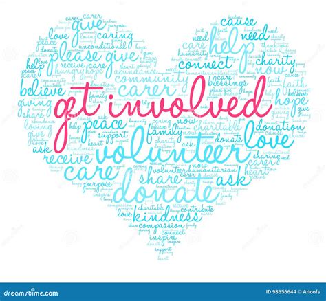 Get Involved Word Cloudget Involved Word Cloud Stock Illustration Illustration Of Loving Help