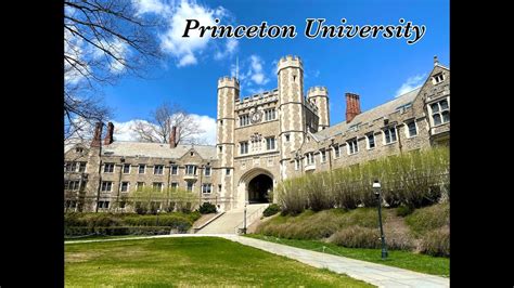 If you're hoping to get. Princeton University Campus Tour - YouTube