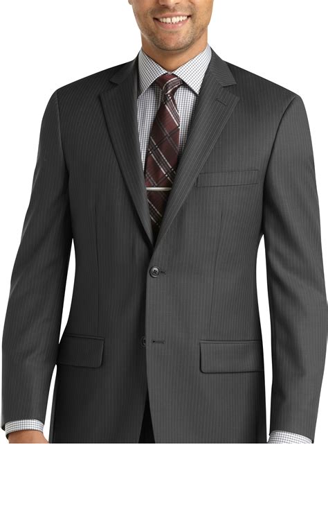 Pronto Uomo Gray Stripe Modern Fit Suit Mens Sale Mens Wearhouse
