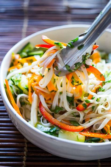 Vietnamese Rice Noodle Salad W Pickled Vegetables Feasting At Home